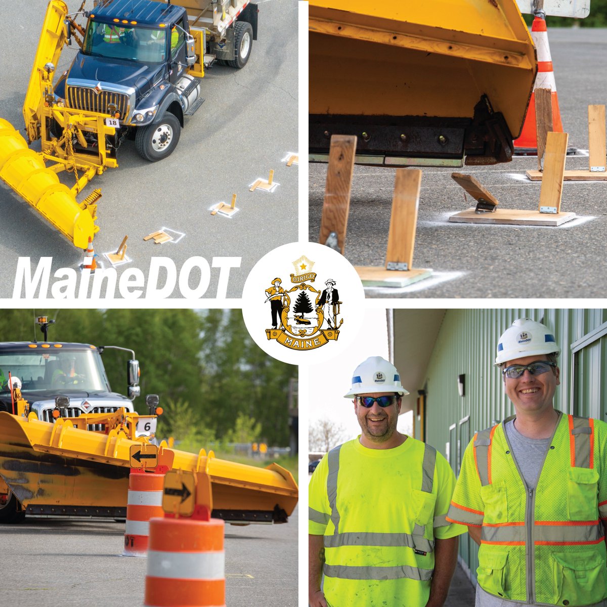 Congrats to our regional snowplow champs, Roy and Matthew from Region 5! MaineDOT drivers got the chance to show off their skills at the regional Snowplow Rodeo. Later this month, they’ll compete with other Maine state organizations for a chance to compete at the national level.