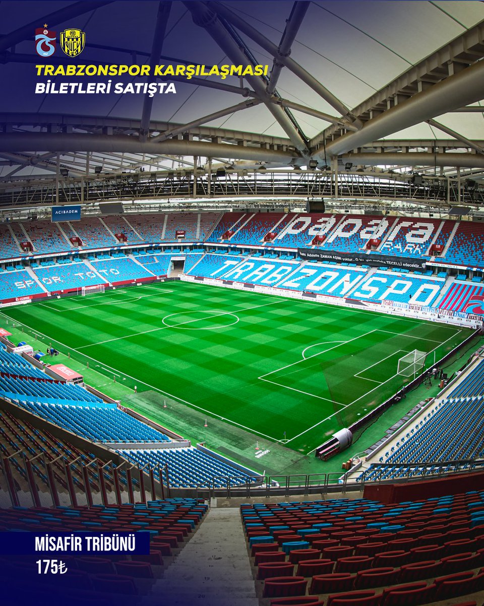 Trabzonspor karşılaşması biletleri satışta. 🏟 👉 passo.com.tr/tr/etkinlik/tr… #Ankaragücü