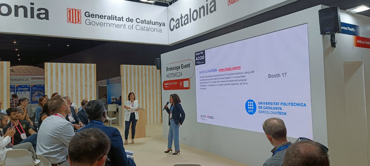 CIT_UPC's tweet photo. After three intense days at #IOTSWC24, we wrap up a very fruitful edition where @la_UPC showcased all its capabilities, solutions, and project prototypes in #IoT. A big thank you to everyone who participated and made it possible. See you soon! 👏🏻
#UPCtechnology https://t.co/bzurX3aZQy