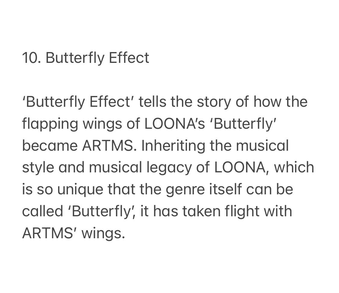 artmschedule's tweet photo. 10. Butterfly Effect https://t.co/UthDdrHglz
