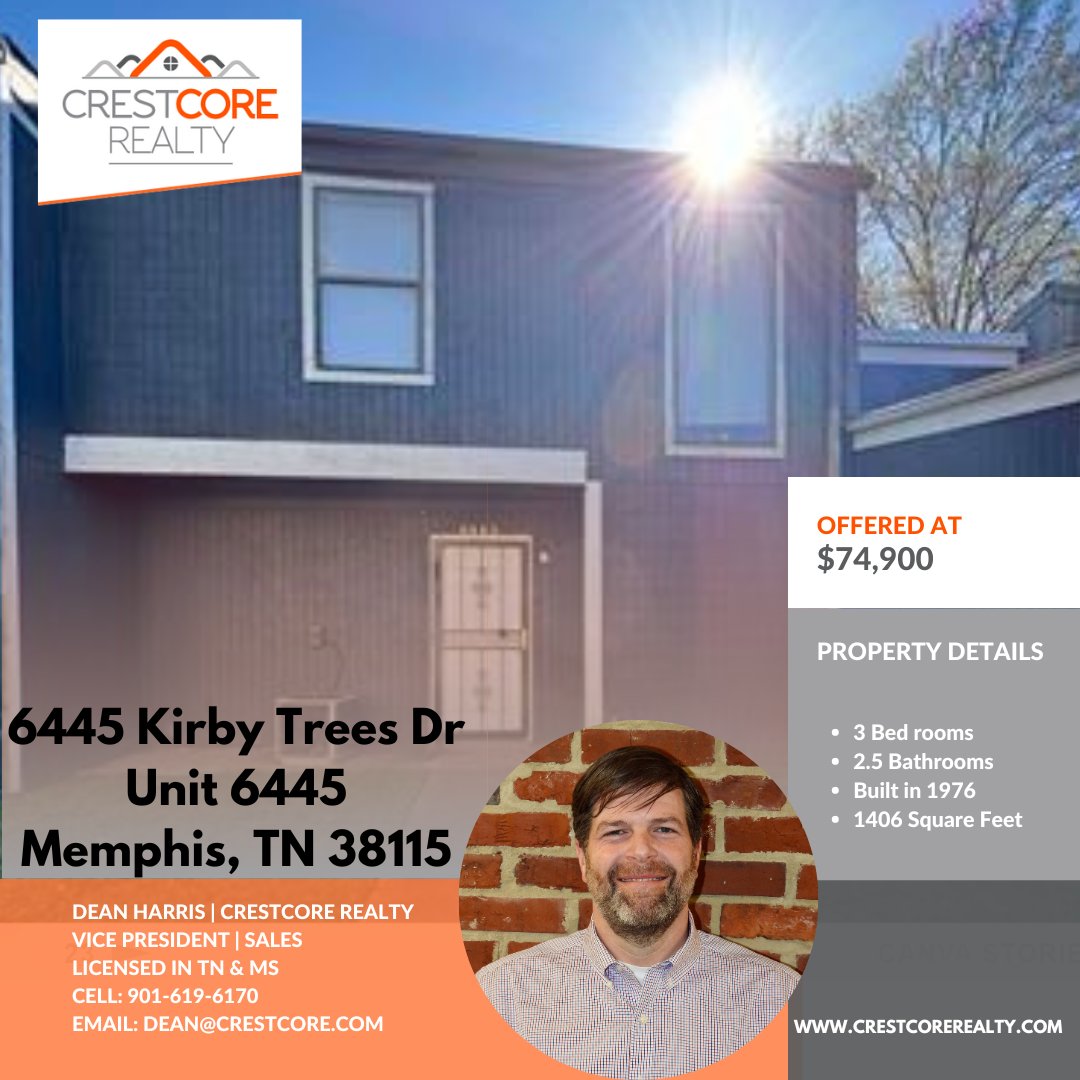 What a great addition to your rental portfolio this will be. This property is located near jobs and commerce. #realestate #realestateinvestment #Justlisted #sold #broker #mortgage #homesforsale #ilovememphis #memphistennessee #Memphis