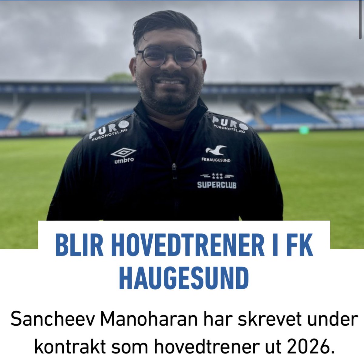 Gratulerer <a href="/Ponmani30/">Sancheev Manoharan</a>! Dette fortjener du! Du har hele FKH i ryggen og vi gleder oss til stadig videre utvikling av klubben med deg i front 💪🏼