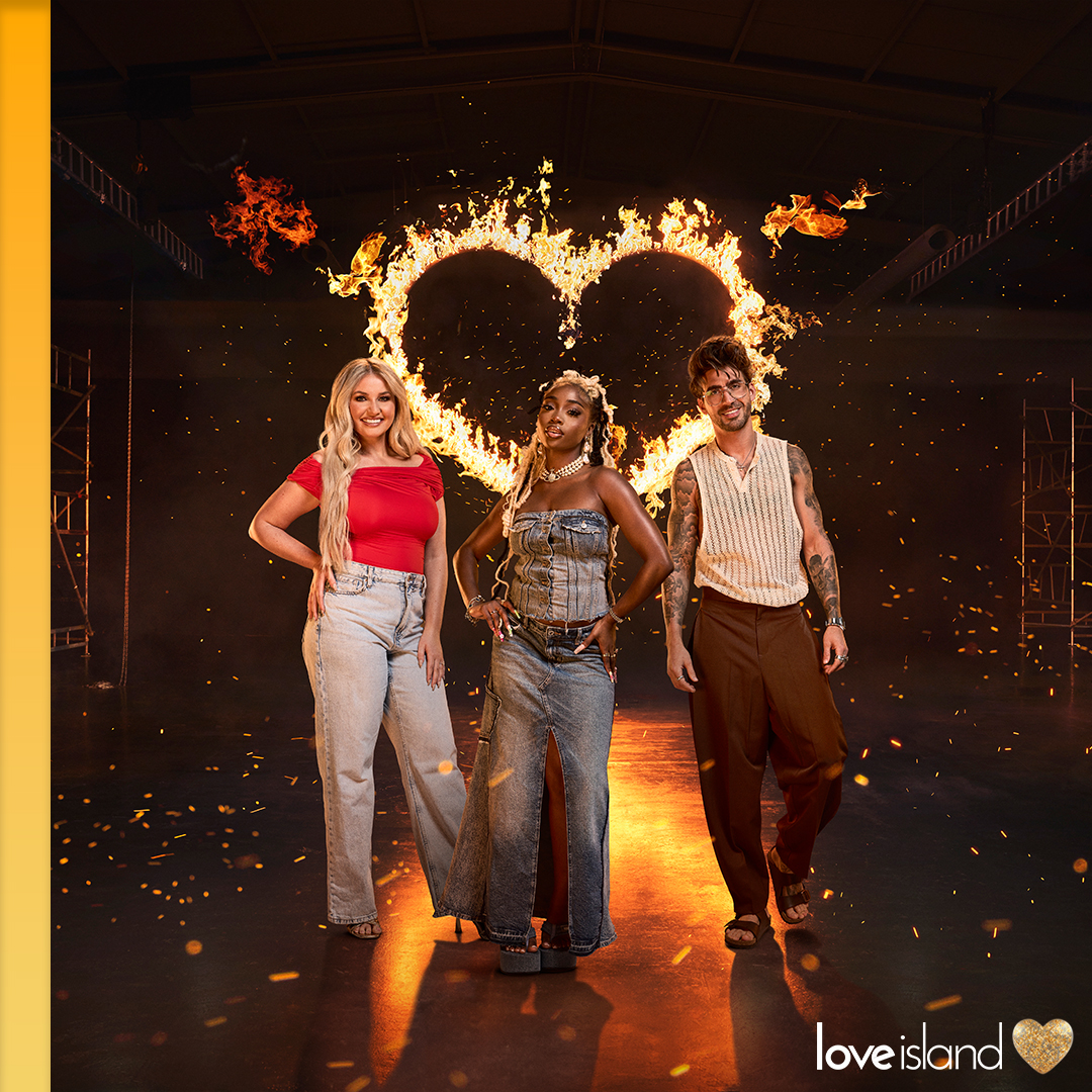 LoveIsland's tweet photo. The tea is piping hot and ready to serve! 🫖 

Introducing the new Aftersun panel and hosts of The Morning After Podcast! 

Watch Aftersun live after the main show on Sunday nights, and for the most up-to-date hot takes from the Villa, you can now watch Love Island: The Morning After on YouTube. 

You'll also still be able to listen via the Love Island App, Global Player or your usual podcast provider 🫢 #LoveIsland