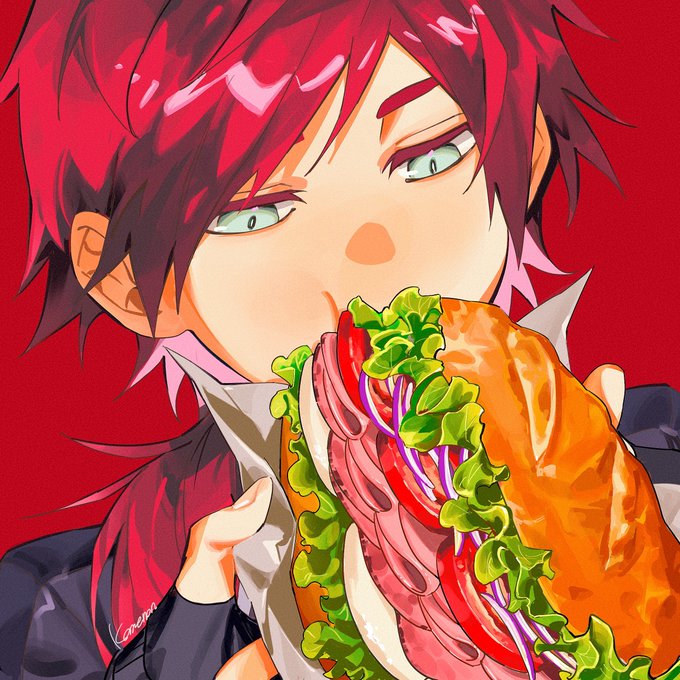 「1boy eating」 illustration images(Latest)