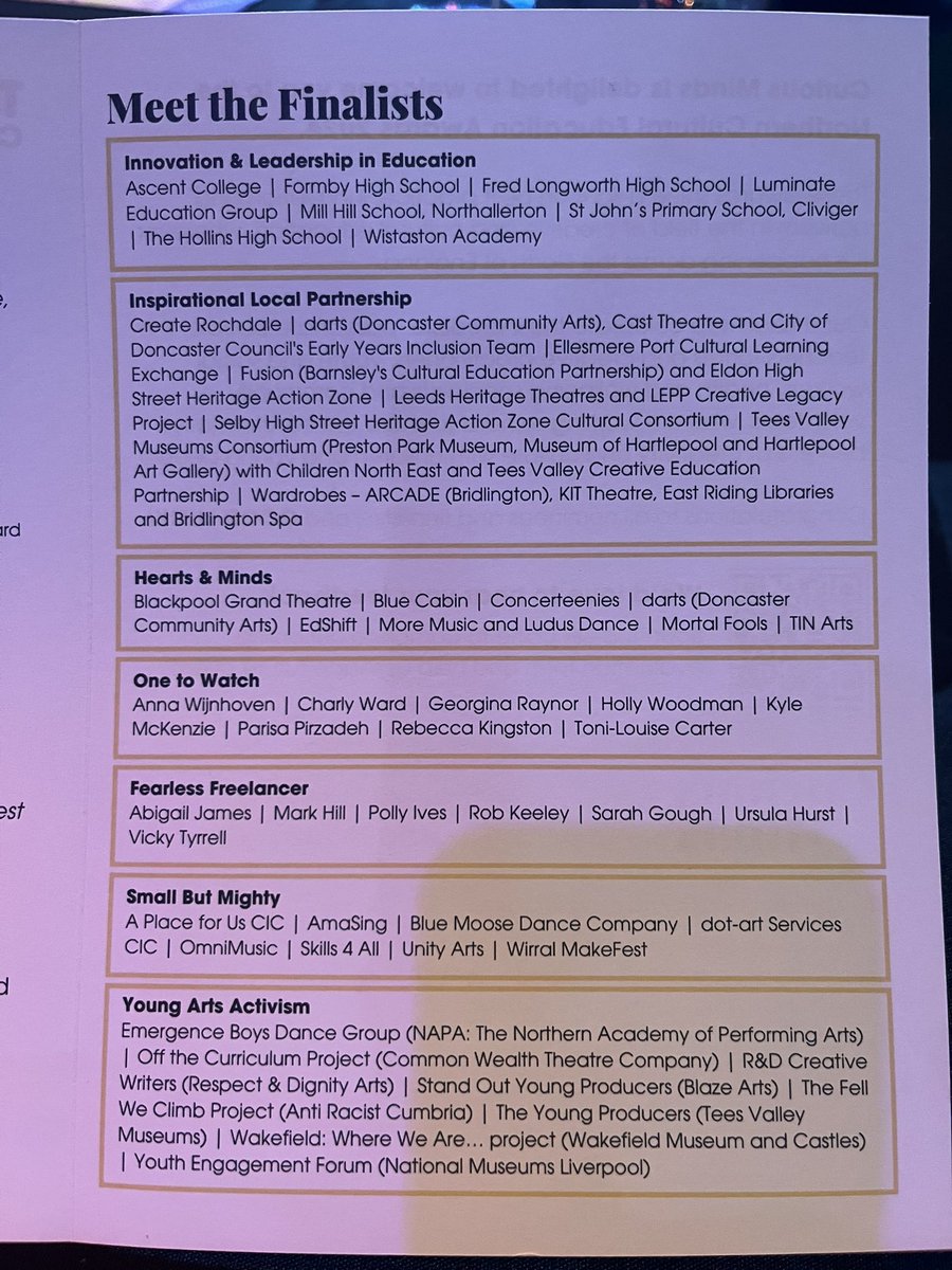 Excited to be at the Northern Cultural Awards with the crew from <a href="/theatreporto/">Theatre Porto</a> representing the Ellesmere Port Cultural Learning Exchange. So many inspirational people and organisations in one space. <a href="/CuriousMindsNW/">Curious Minds</a>  #NCEA2024