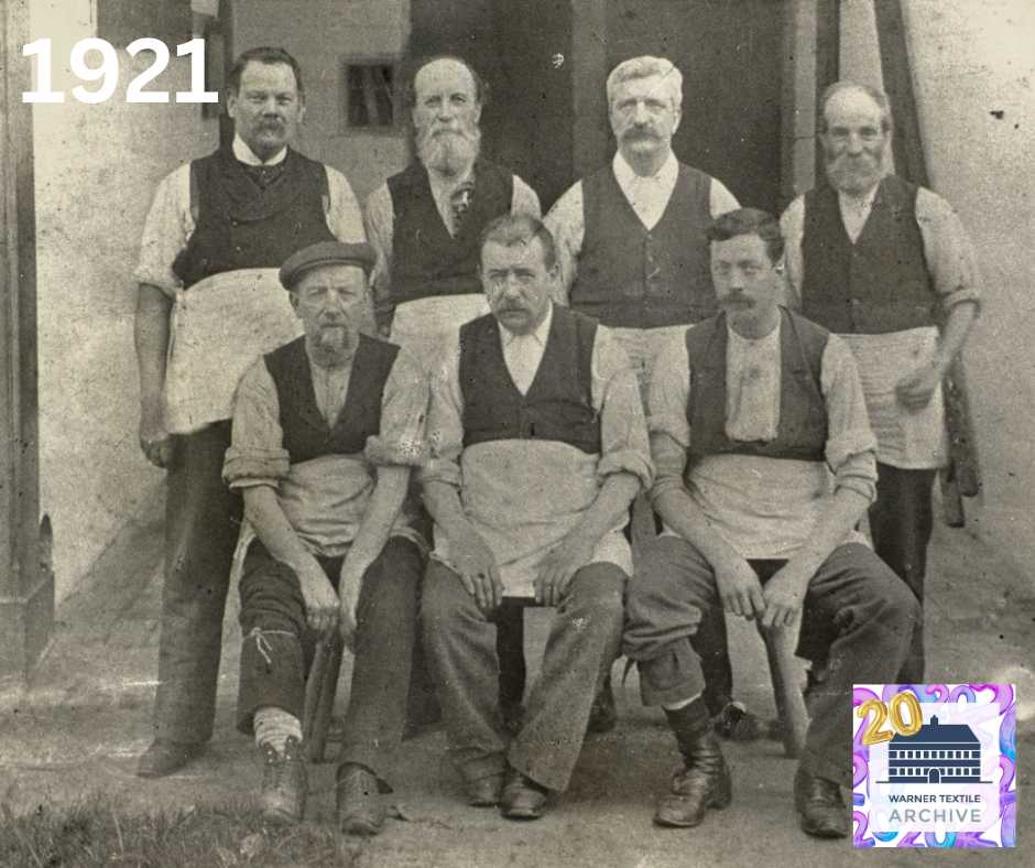 Braintree's oldest weaver, John Makin dies aged 82. John was born in Sudbury in 1840, also the son of a silk weaver.
Said to be of a kind temperament, he was held in high reverence amongst the company.
#WTA20 #TextileArchive #TextileDesign #TextileHistory