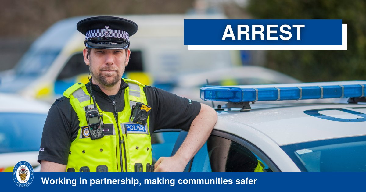 #ARREST | We have arrested a man after shots were fired at a car in #Dudley earlier this month. On 16 May, we received a report that an Audi had been shot at and rammed by a Nissan Qashqai on Maypole Fields, Halesowen, just before 1am. Fortunately, no injuries were reported.