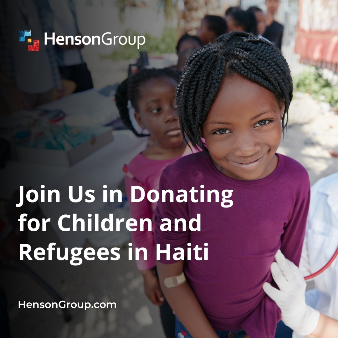 Every Donation Counts! 💙

Join hands with Henson Group to benefit Save the Children to make a difference in Haiti! 🇭🇹 🌟

Learn more and lend support at 👉
hubs.la/Q02yncBQ0

 #HensonGroup #SaveTheChildren #HaitiRelief'