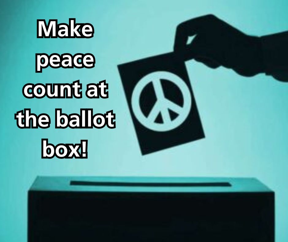 Make peace count at #GE24! Everyone wants our vote on 4 July. Help us collect parliamentary candidates' views on nuclear weapons and other crucial peace issues to share with the public. Go to our general election page for more info and resources 👇 cnduk.org/cnd-general-el…