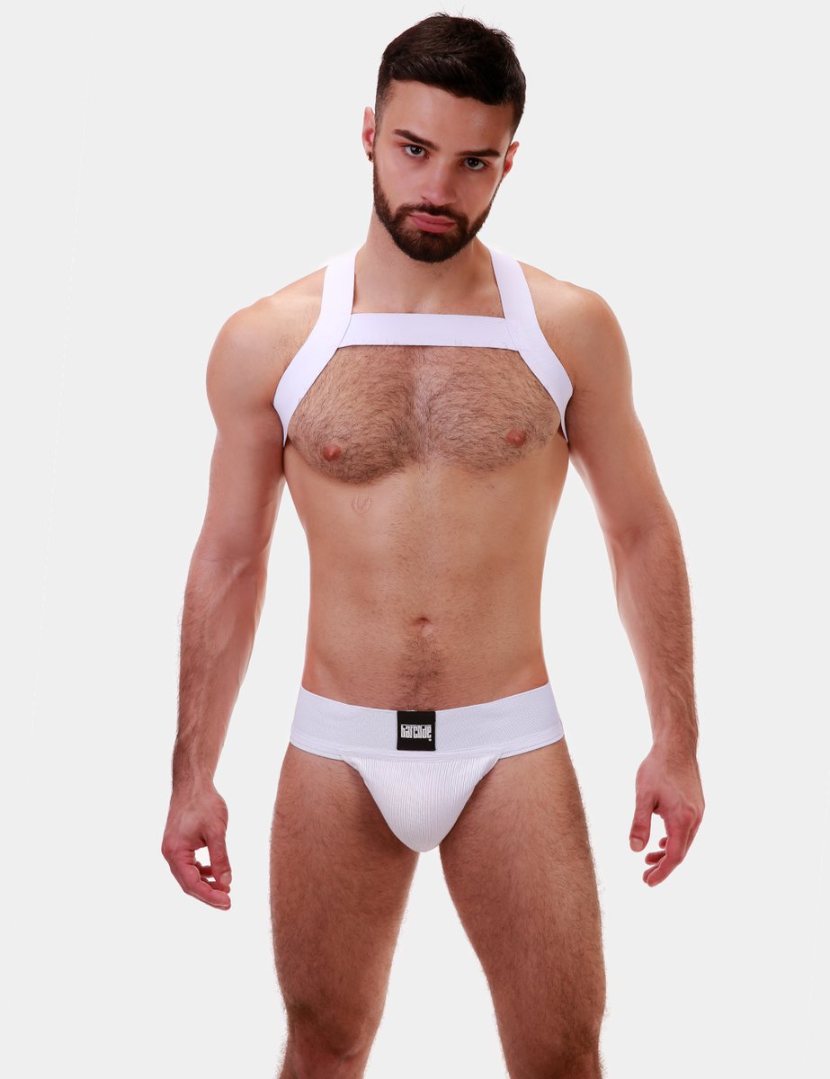 Back in stock in all sizes! The Sergey Jockstrap and the matching Harness (sold separately) are back this season! Grab this iconic jock from Barcode today! menandunderwear.com/shop/underwear…