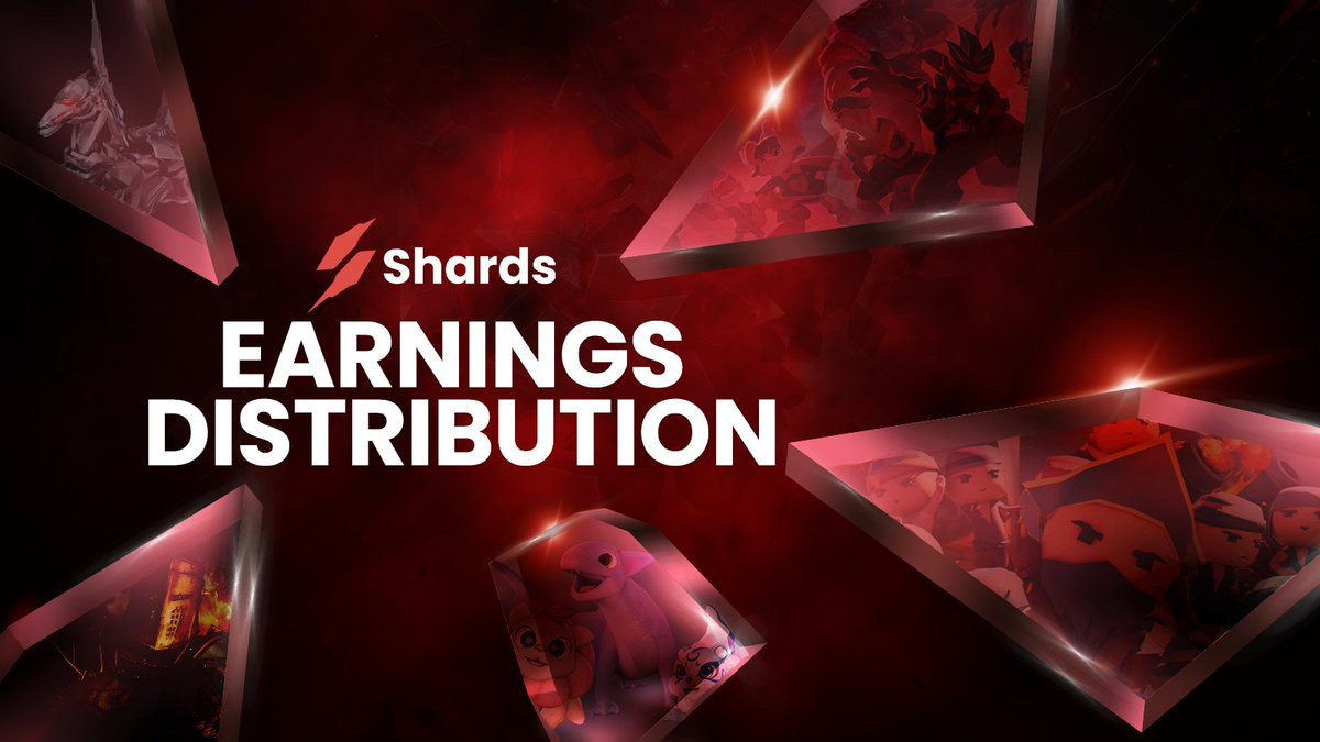 Curious about earnings distribution on Shards? 💎 

👑 Guild owners wield control over revenue splits 
💰 Everyone gets a fair share 
🔍Transparent reward allocation