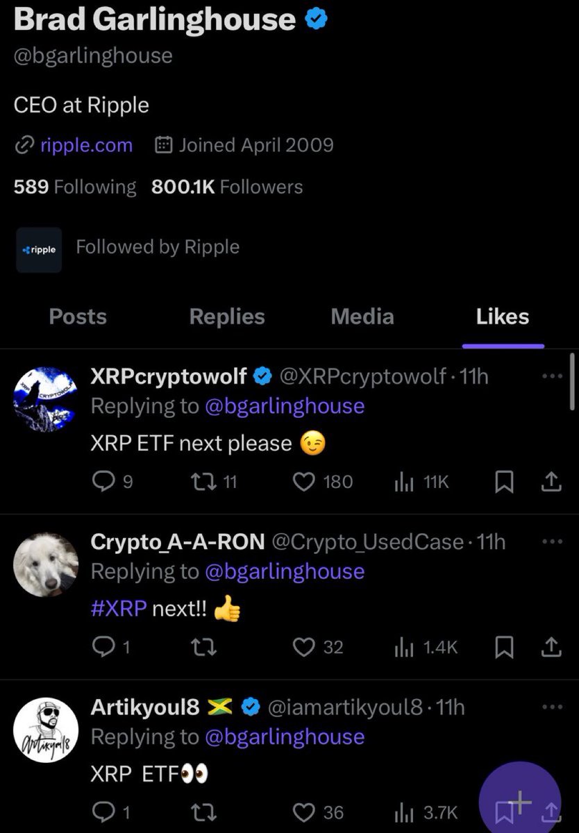 🚨 JUST IN: Brad Garlinghouse CEO of Ripple signals an $XRP ETF could be in  the works 💥🚀 Do You Believe We See A #XRP ETF Approved By The SEC In 2024  ??