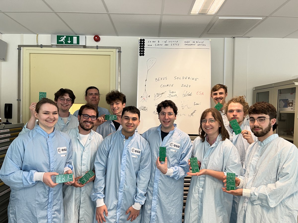 BEXUS Critical Design Reviews🎈
The second milestone of the REXUS/BEXUS Programme has been achieved last week at ESA ESTEC!
All 9 BEXUS Teams presented their final designs to the review panel! Moreover, the teams' electronics experts improved their skills at the Soldering Course.