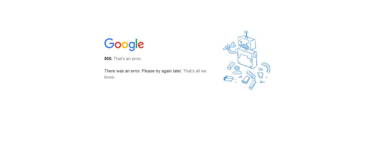 AnandJha_'s tweet image. Google AppScript is down.

@AppsScriptInfo @AppScript @GoogleWorkspace #appscript