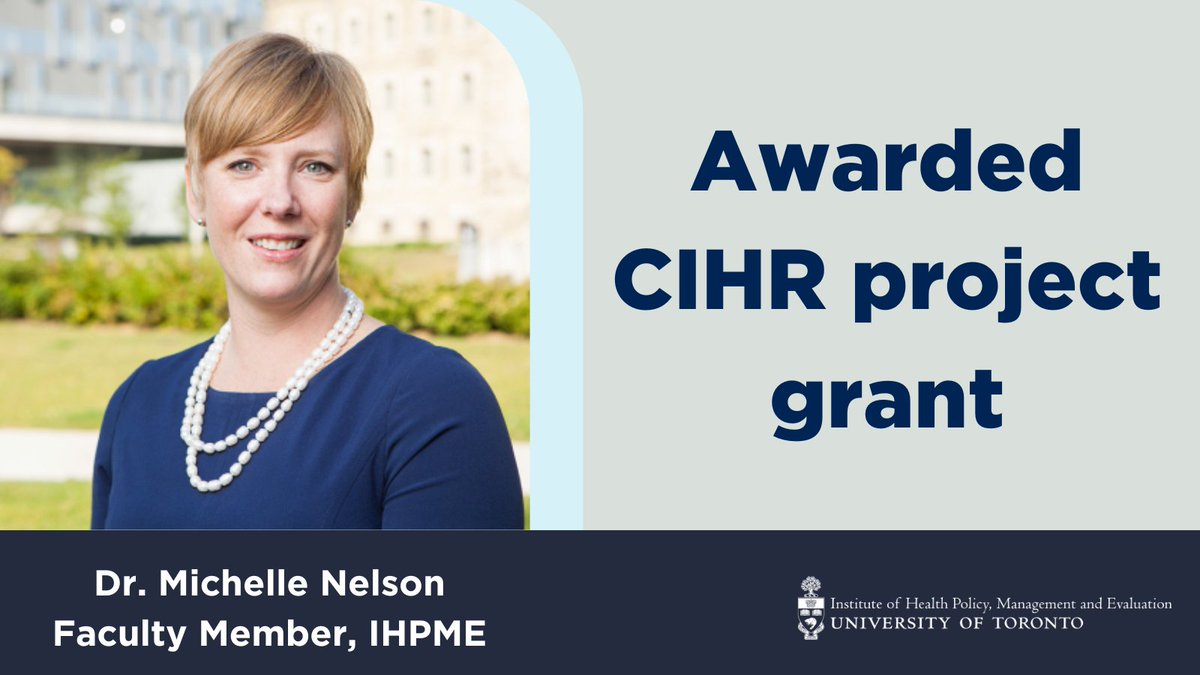 Congratulations to our very own Dr. @mlanelson, whose project on volunteer support for #StrokeRecovery recently received a @CIHR_IRSC grant with contributions from @marchofdimescda and @SinaiHealth. Read more: bit.ly/4c9tBjd