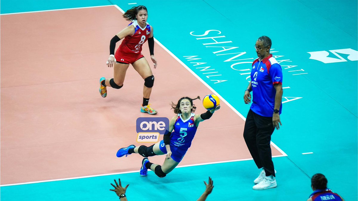 BREAKING: DAWN 🇵🇭 Dawn Macandili-Catindig is one libero to watch out for as she powers Alas Pilipinas with solid receptions against India! #AlasPilipinas #AVCChallengeCup 📸 RM Chua