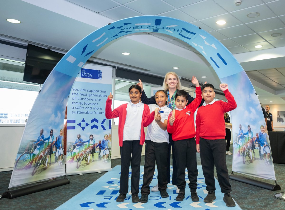 Congratulations to Mission Grove Primary School, who this week won the Long-Term Excellence Award at @TfL's Top School Awards. They've maintained their Gold Travel for Life status for 16 years!