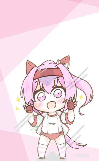 【skeb】納品しました。リクエストをありがとうございます!ロック画面からこちらを覗くウララです、大きさは調整すれば問題ないと思いますが、不備があったら言ってください。 