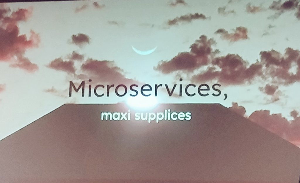 chtinkl's tweet photo. Alors ces #microservices ? #AfupDay 2024 #Lille https://t.co/VVjGzPsBEV