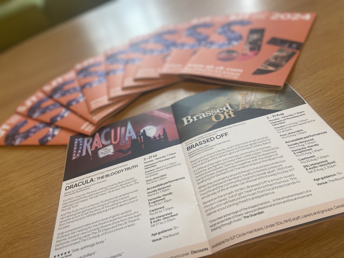 Brand new 2024 brochures, taking us right to the end of the year - come in and grab yours, or have a flick through online here 👇 issuu.com/stephenjosepht…