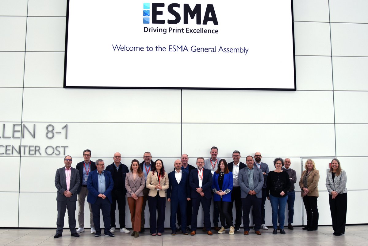 The European Specialist Printing Manufacturers Association (ESMA) will show a 360-degree view of print as part of the manufacturing process at drupa. Read more at: printmonthly.co.uk/News/Industry/…