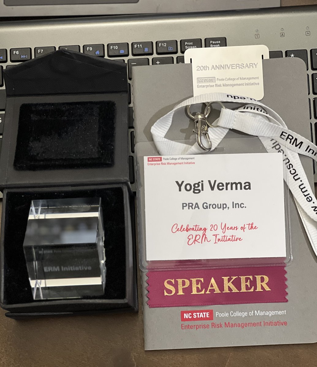 Recently, our Senior Vice President of Enterprise Risk Management Yogesh (Yogi) Verma was a speaker at the ERM Roundtable Summit hosted by the ERM Initiative at NC State University. Thank you, Yogi, for sharing your expertise, insights, and representing PRA Group at this summit.