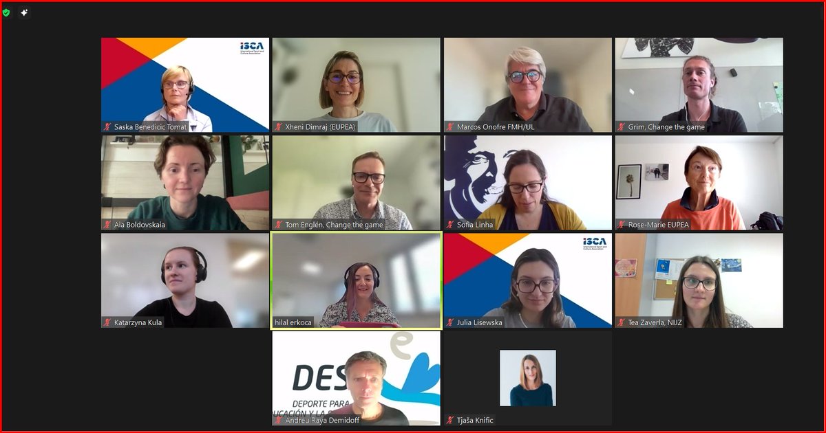 EUPEA_tweet's tweet photo. 🎉 Great progress in our online meeting with partners! Together, we're mapping out resources, strategies, and initiatives to build a stronger MOVING for HEALTH model. Stay tuned for updates as we progress on this journey! #MovingforHealth #PhysicalLiteracy #NoEducationWithoutPE https://t.co/8OGUV8XcUq