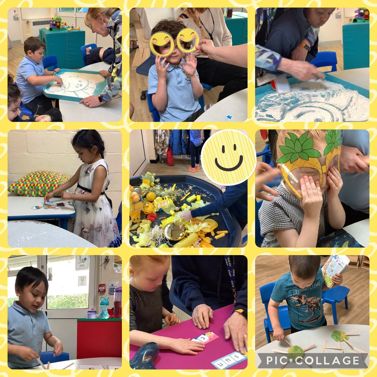 meadowbanksch's tweet photo. #Mbbuttercupclass have been learning about the hot sun this week. We have been pretending to put our sunscreen on, to protect our selves and stay safe in the sun. We made suns out of play dough and lollipop sticks.
#staysafeinthesun
#slipslapslop https://t.co/49C62Jck1S
