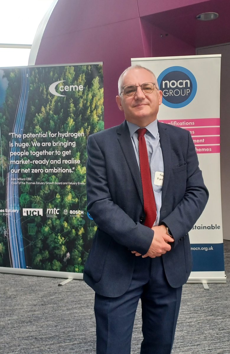 Delighted to be presenting at the @NOCNGroup Green Skills event at @CEME_LDN yesterday with my @AoC_info colleague Phil Parle. I spoke about college based training for green jobs, planning for net zero and education for sustainable development.