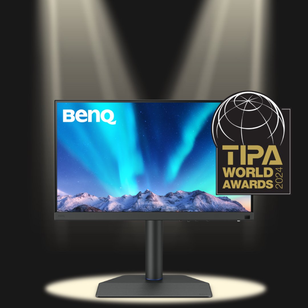 BenQ SW272U wins TIPA 2024 award for best professional photographic monitor 🏆✨

BenQ is proud to announce that SW272U has been awarded the title of Best Professional Photo Monitor 2024 by the Technical Image Press Association (TIPA).
This is another major achievement following