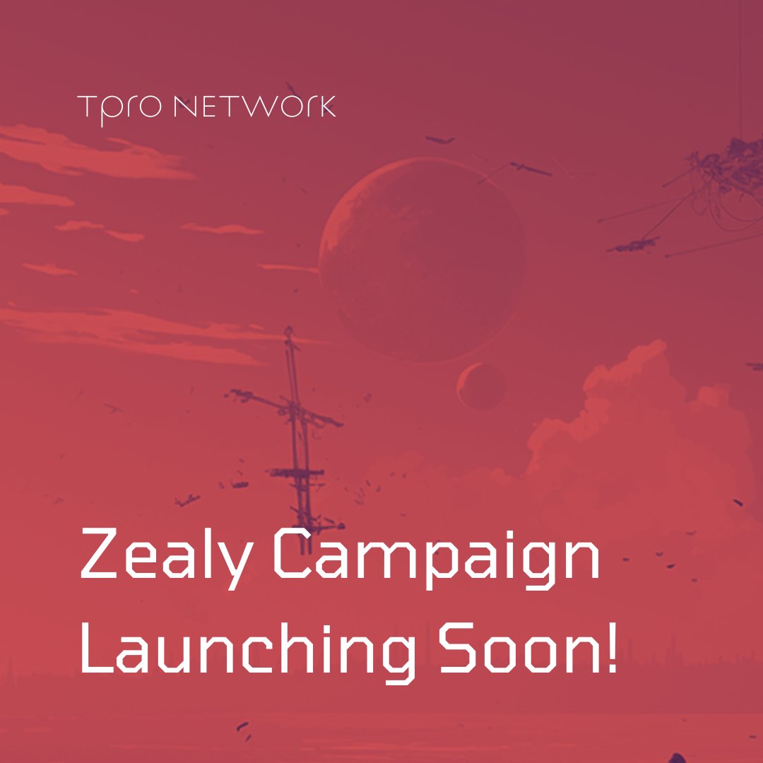 📢 Attention TPRO Fam!

Our Zealy Dashboard will be rebooted tomorrow (May 25th) between 10.00 - 11.00 AM UTC 🗓

It is a part of our preparations for the coming campaign.🔥

More info will be revealed soon! 👀

#TPRO #Giveaway