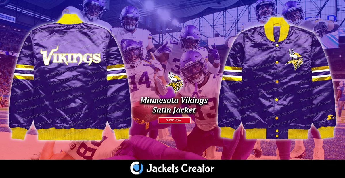 jacketscreator's tweet image. Minnesota Vikings Button Down Jacket.
 ------------------------------------
jacketscreator.com/product/minnes…
#MinnesotaVikings #ButtonDownJacket #PurpleSatin #VikingsFashion #MinnesotaStyle #NFLApparel #TeamSpirit #GameDayAttire #PurplePassion #SatinJacket