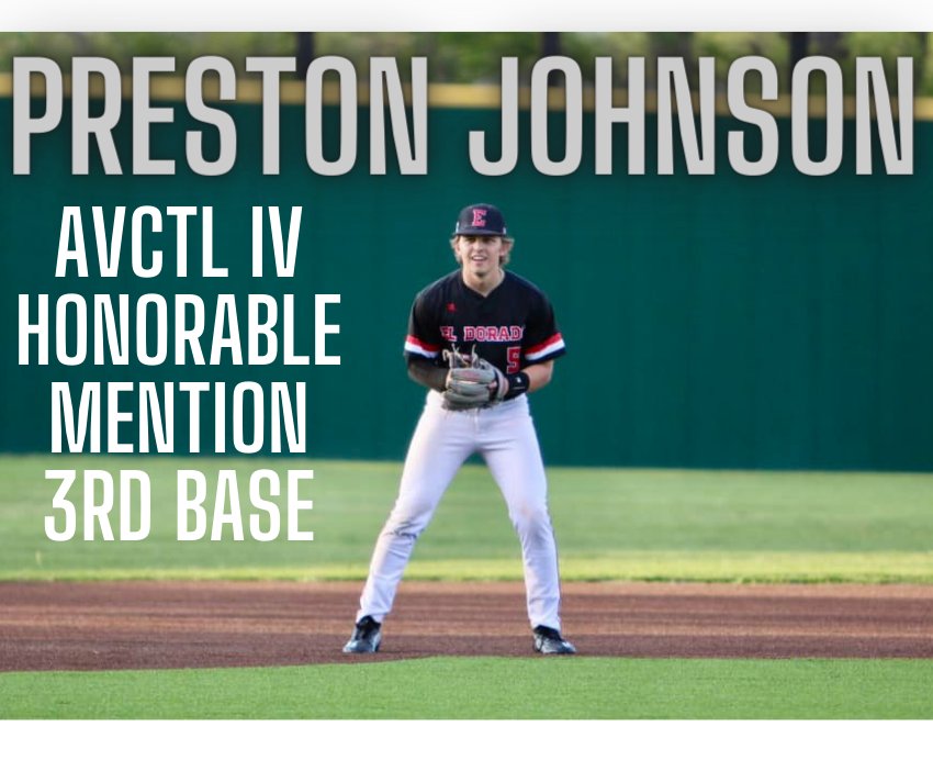 Congratulations <a href="/pjohnson51606/">Preston Johnson</a> AVCTL IV Honorable Mention Third Base #partofthepride