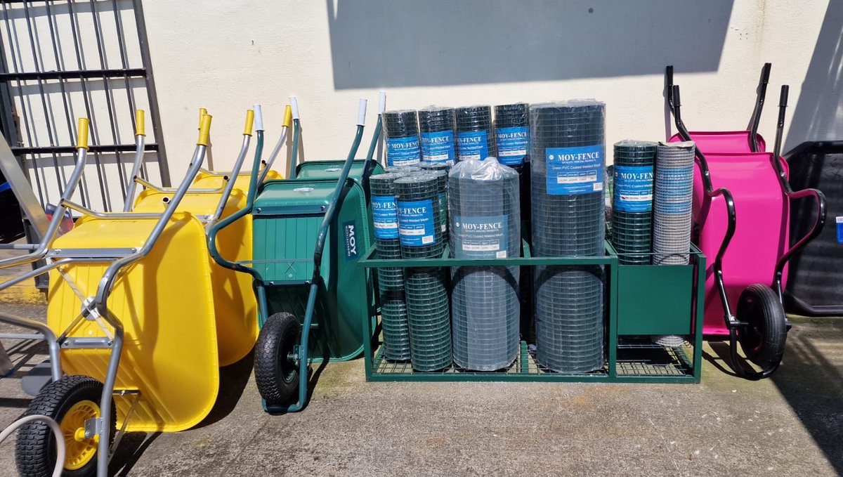 josephmurphyltd's tweet image. DIY projects to do this weekend? Get your MOY Fencing &amp;amp; MOY Wheelbarrows at Griffin Hawe Athy in Kildare 💥
#diyprojects #FencingSolutions #wheelbarro