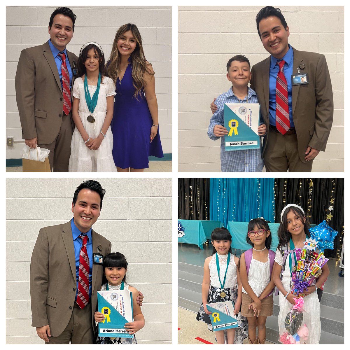 These Pirates are ready for 4th grade! 💙 We are extremely proud of all their academic success and accomplishments! ¡Adelante con Corazón! #DualLangaugeAcademy @AAnguiano_MCE