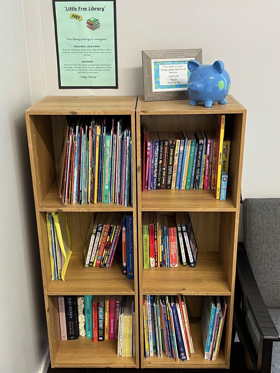 Reading is at the heart of everything we do at Haydon Wick. One way we promote this through our "Little Free Library".
#readingforpeasure