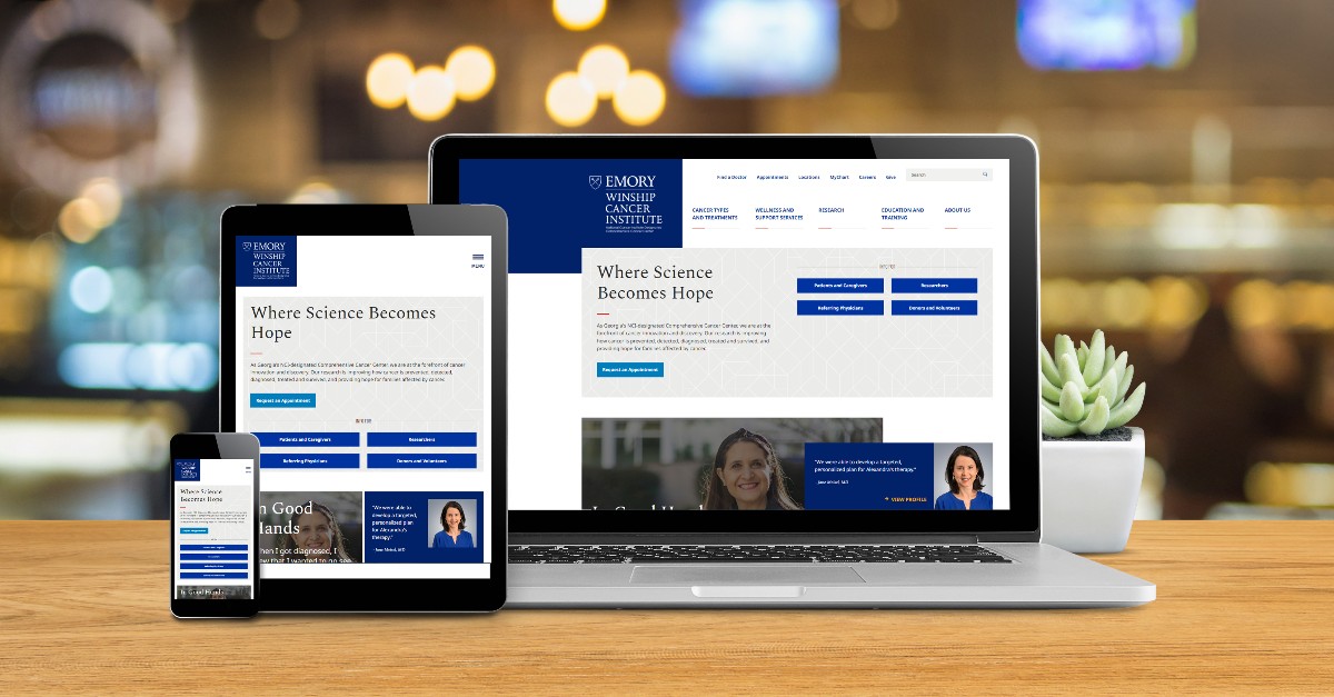 Discover our newly updated Winship website - our digital front door to cancer care, research, education, community engagement and innovation. Designed for a user-friendly experience and optimized for search, it's also accessible to all.➡️winshipcancer.emory.edu