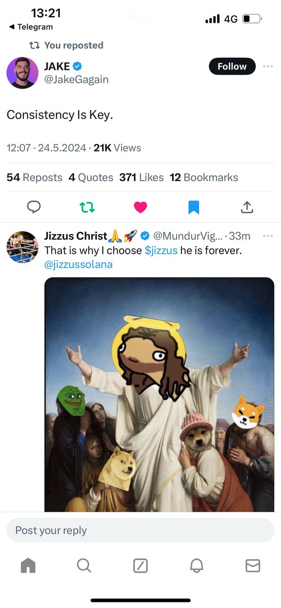 Flollow your instinct.

$jizzus <a href="/jizzussolana/">Jizzus Christ</a> 

$boden $tremp $shib $doge $tooker $pome $brett $bome $sol $btc