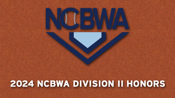 NCBWA's tweet photo. Our 2024 Division II honors:

Player of the Year: Jack Hines, @AugieBaseball  
Pitcher of the Year: Skylar Gonzalez, @UT_Baseball 
Coach of the Year: Joe Urso, @UT_Baseball 

All-America and All-Region teams

Complete release: https://t.co/hDkq6gCs4z https://t.co/Jbu8qPWU1F