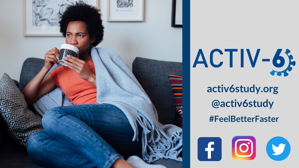 Results from the montelukast arm of #ACTIV6Study are available @medrxivpreprint & the study website. 
This #ClinicalTrial is testing #RepurposedDrugs for treatment of #COVID19 symptoms at home. Read: activ6study.org/study-results/
#FeelBetterFaster @DCRINews @PCORnetwork @ncats_nih_gov