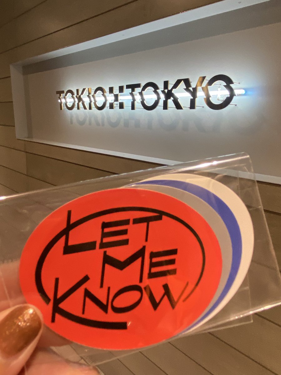 ☆LET ME KNOW★
ワンマン前のライブで新曲2曲も聴けた🙌
爽やか系🌱•*¨*•.¸♬︎
来週リリースの「100円キッス」 は聴くの3回目だけど今日はMattyの転調にグッときたよ🥹
sold outした証のトキトキの暖簾のサイン🙌
Mattyがロゴを頑張って書いたそう५✍
 #letmeknowjp #tokiotokyo