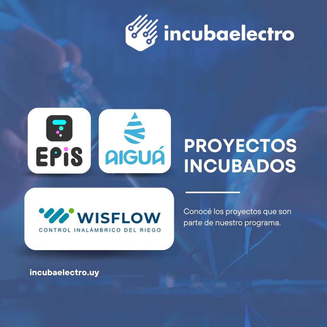 Incubaelectro1's tweet photo. #Emprendimientos | Les presentamos 3 proyectos que son parte de nuestro programa:

🌿WISFLOW: Un sistema de riego inalámbrico liderado por Nicolás y Jose Pedro. Optimiza el uso del agua, reduce costos y se controla desde el celular. https://t.co/rJBqsFvLm3