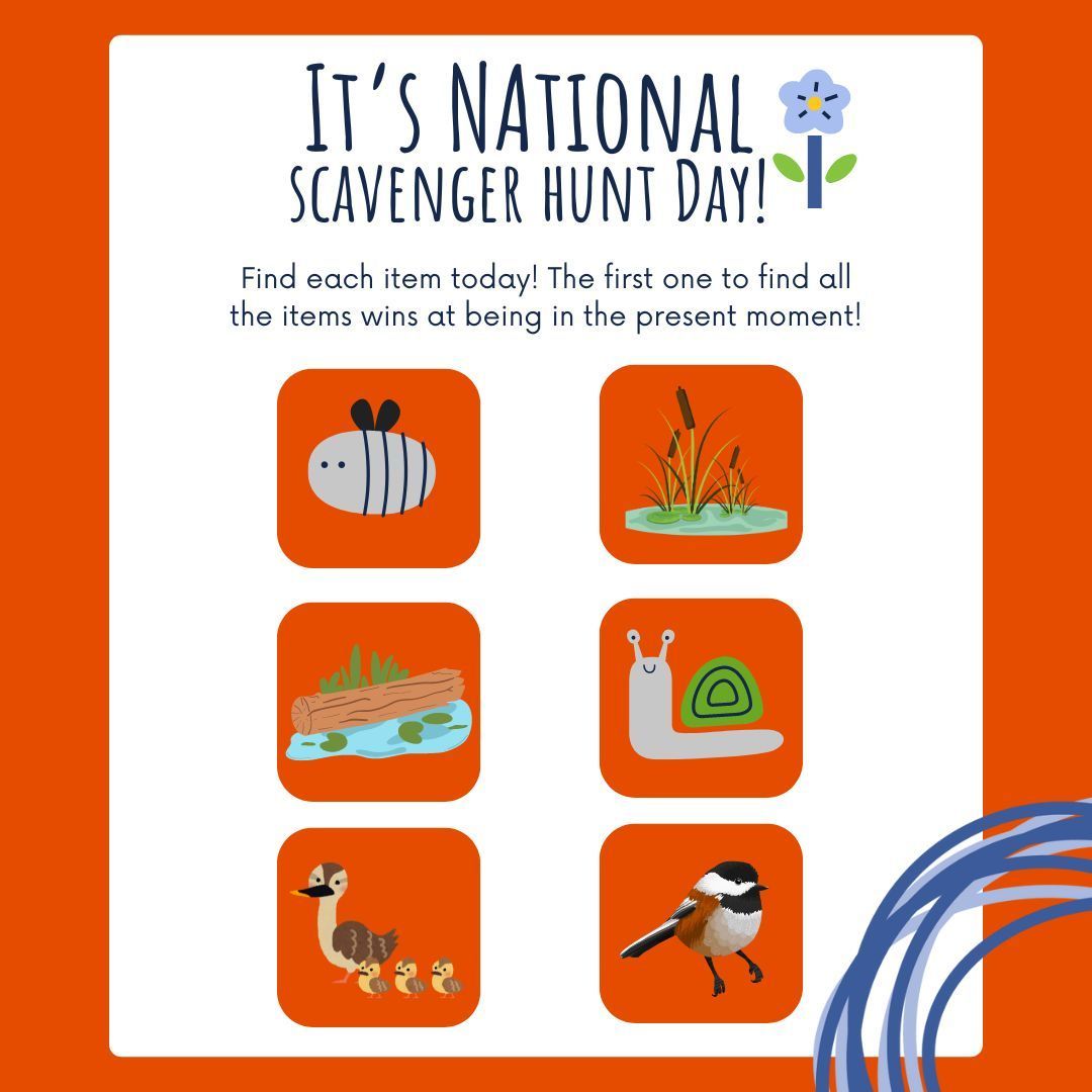 It's National Scavenger Hunt Day! Take a moment to enjoy the beauty around you. #NationalScavengerHuntDay #NatureIsBeautiful #MAGNAEngineering #NaturalizedWastewater #Stormwater #NatureBasedInfrastructure