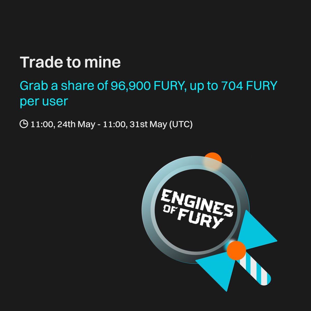 $FURY is now live on #CandyBomb! <a href="/EnginesOfFury/">Engines of Fury 🎮</a>

Complete tasks to grab a share of 96,900 $FURY!

Join here 👇
bitget.com/support/articl…