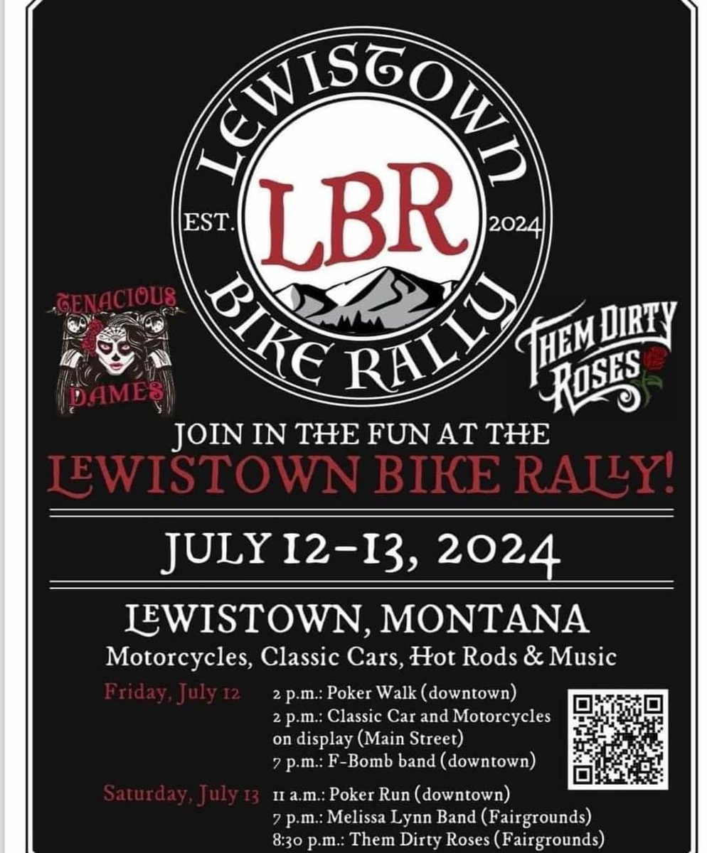 Lewistown Bike Rally July 12-13 in Lewiston, MT. Poker run, live music, and more
#motorcyclerally #bikerrally #biker #bikerlife #bikerchick #motorcyclist #motorcycle #motorcyclelifestyle #livemusic #montana