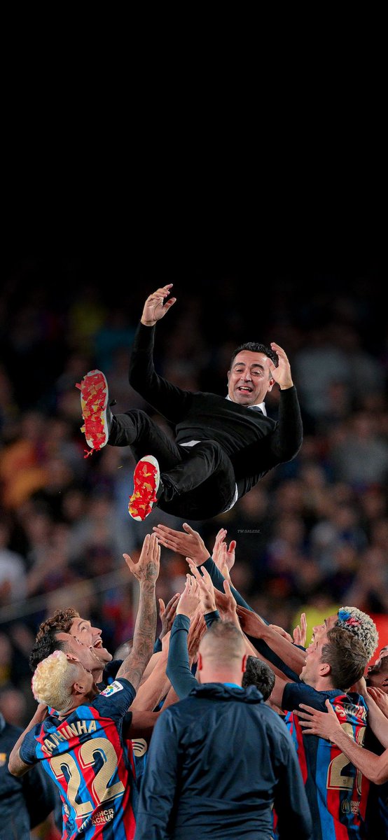BarcaWorldwide's tweet photo. Never forget that Xavi paid out of his own pocket to coach Barça. https://t.co/R7oEDeRxzL