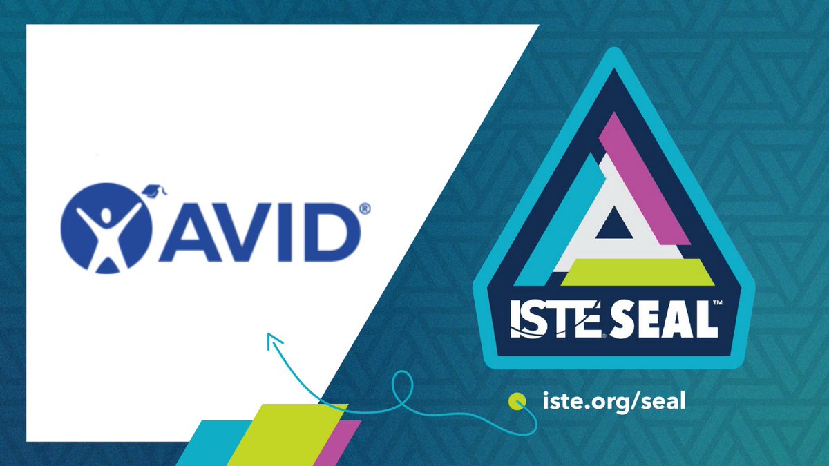Congratulations to Avid Professional Learning for earning the #ISTEseal last month! Reviewers concluded that AVID Professional Learning empowers educators to implement top-tier strategies, address the opportunity gap, and prepare every student for success. iste.org/iste-seal.com/…