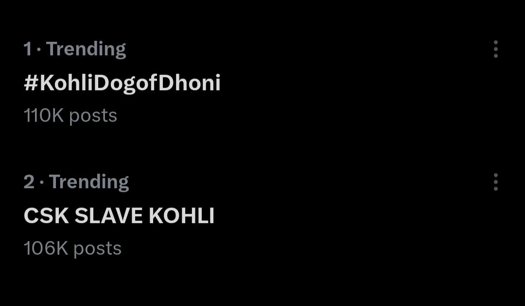 POWER OF DHONI 🐐 FANS 😂🥵

SELFISH JOKER CHOKLI
CSK SLAVE KOHLI