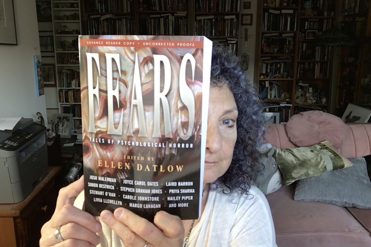 EllenDatlow's tweet image. Opening mail this morning (after major jetlag, which put me to bed at 7:30 and got be up 11 hours later) and look what I found?
Cover art by Brian Smith.
Cover design by Elizabeth Story.
Book coming in trade pb and ebook formats September 10th.