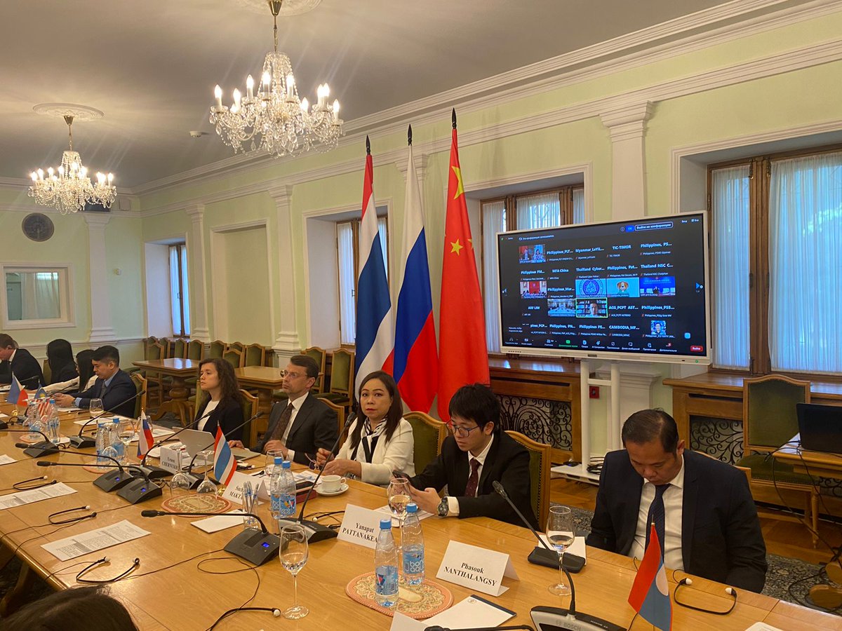 🗓 On May 23-24, Moscow hosted the 3rd ASEAN Regional Forum (#ARF) Workshop on Countering the Use of ICTs for Criminal Purposes, co-chaired by Russia 🇷🇺, Thailand 🇹🇭 and China 🇨🇳.
🔗t.me/ASEANRussia/10…